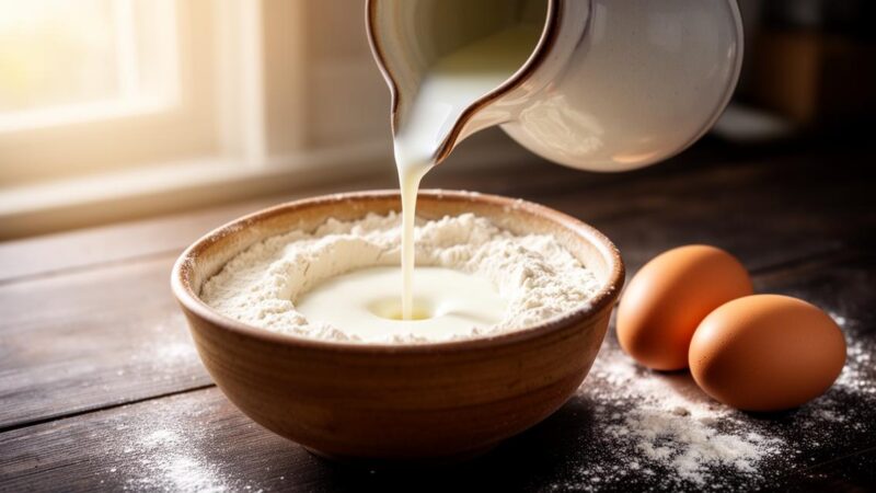 Pourquoi le lait entier fait la différence en pâtisserie